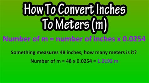 0.1 Meters To Inches