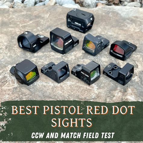 12 Best Pistol Red Dots Our Favorite Ccw And Match Sights