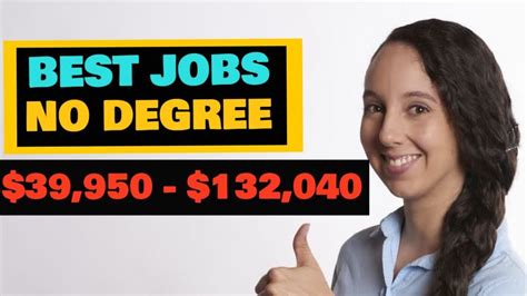 16 High Paying Jobs With No Degree Youtube