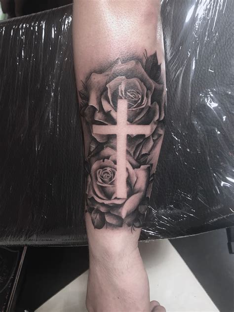 18 Rose And Cross Tattoo Ideas: Mustsee Inspirational Designs