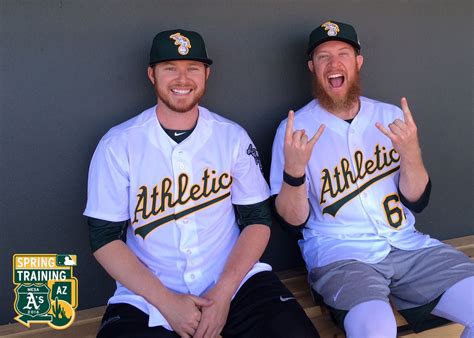 2 25 2016 Two Doos Are Better Than One Ryan And Sean Doolittle Oakland Baseball Spring