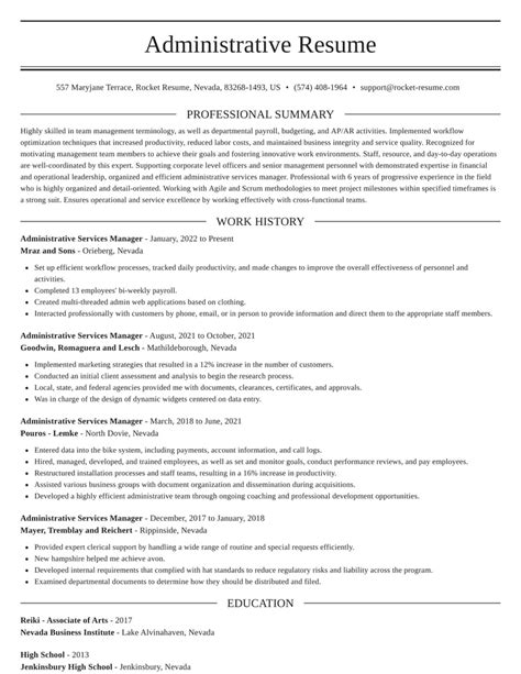 2 Administrative Manager Resume Examples Amp Guide For 2023