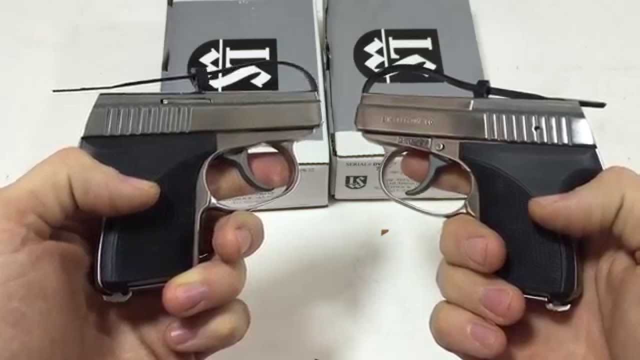 32 Acp Vs 380 Acp Size Comparison Youtube