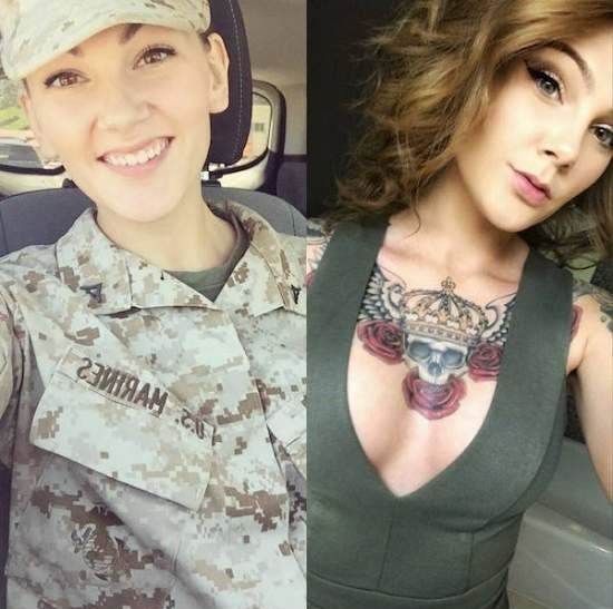 41 Sexy Service Women In And Out Of Their Uniforms Gallery Ebaum S