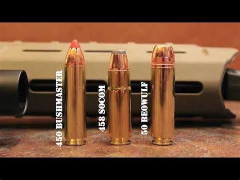 450 Bushmaster Vs 458 Socom Vs 50 Beowulf Aro News