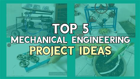 5 Simple Mechanical Engineering Project Ideas Youtube