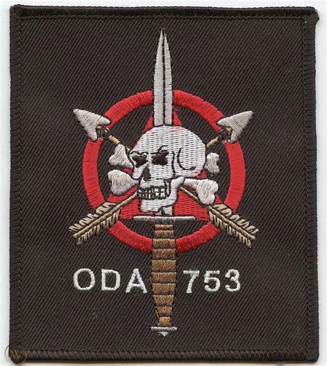 7Th Special Forces Group Oda 753 Patch Special Forces Patch Special