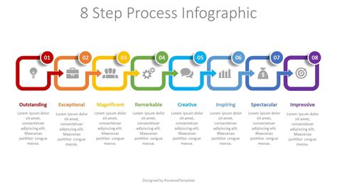 8 Step Process Infographic Free Presentation Template For Google