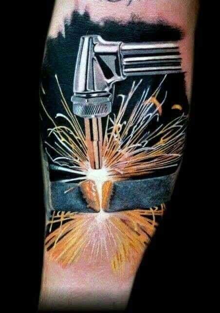 80 Welding Tattoos For Men Industrial Ink Design Ideas