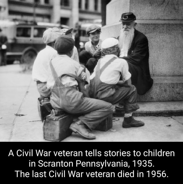 A Civil War Veteran Tells Stories To Children In Scranton Pennsylvania