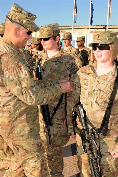 A Soldier With The 2Nd Brigade 3Rd Infantry Division Waits In His