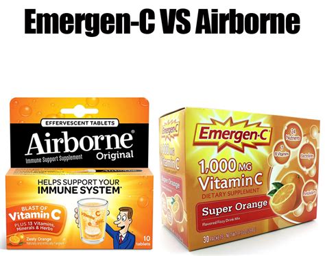 Airborne Vs Emergen C