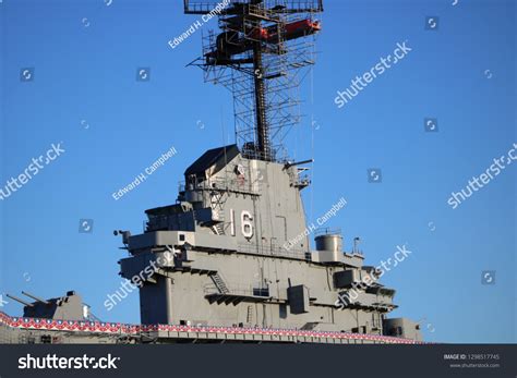 Aircraft Carrier Uss Lexington Corpus Christi Stock Photo 1298517745