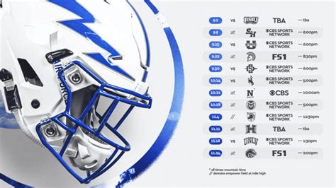 Airforce Fb Schedule