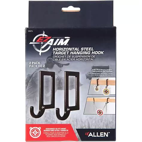 Allen Company Ez Aim Horizontal Steel Gong Shooting Target Hanging Hook