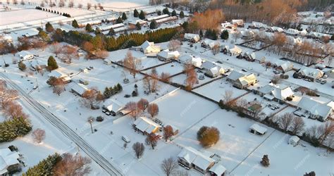 Amazing Aerial View With Boiling Springs Small Town Hometown The A