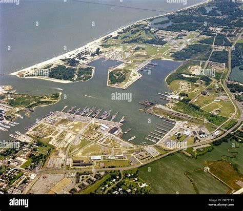 An Aerial View Of Naval Amphibious Base Little Creek Base Norfolk