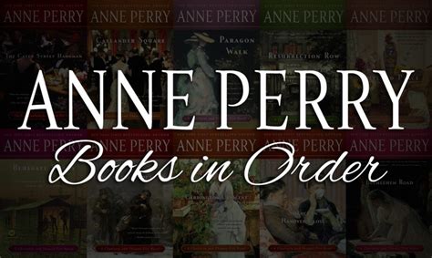 Anne Perry Books In Order