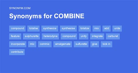 Another Word For Combining