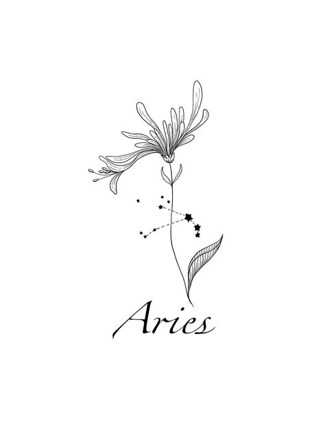 Aries Flower Tattoo Designs Immuno Oncology