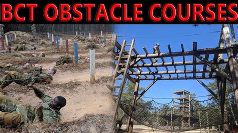 Army Bct Confidence And Obstacle Course Youtube