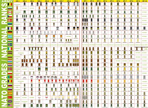 Army Ranks And Insignias Of Nato Members R Europe