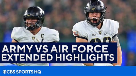 Army Vs Air Force Extended Highlights Cbs Sports Hq Youtube