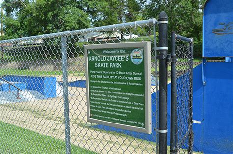 Arnold Jaycees Skate Park The City Of Arnold Missouri