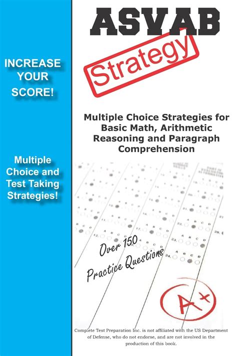 Asvab Strategy Multiple Choice Strategies For Basic Math Arithmetic