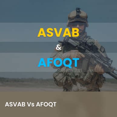 Asvab Vs Afoqt Which Test To Take