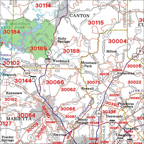 Atlanta Map By Zip Codes Oconto County Plat Map