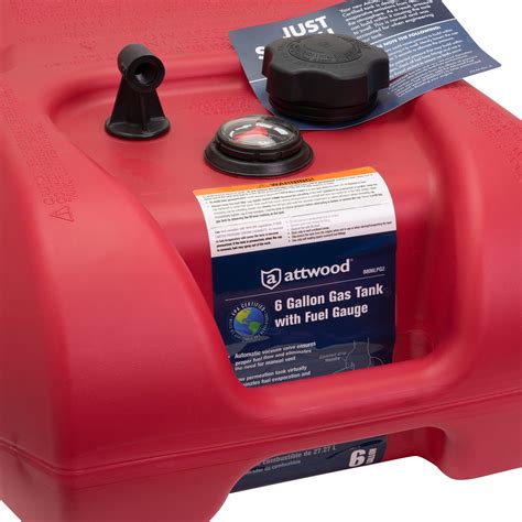 Attwood 8806Lpg2 Epa And Carb Certified 6 Gallon Portable Marine Boat