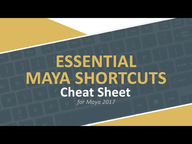 Autodesk Maya 2018 Shortcut Keys Pdf Compumopla