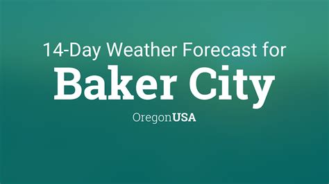 Baker City Or Weather