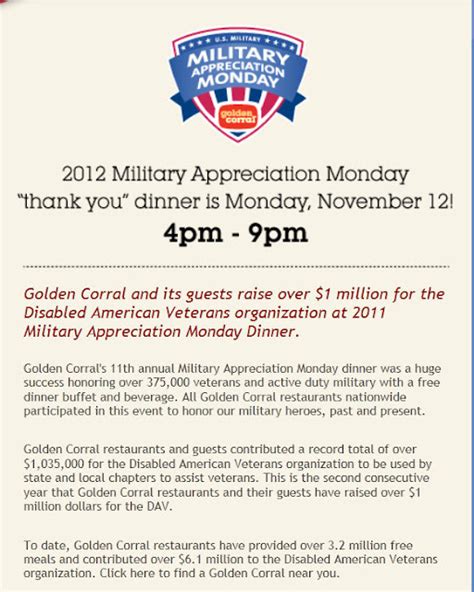 Barbara S Beat Golden Corral Feeds Veterans Dinner On Monday