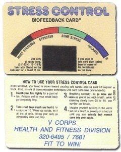 Basic Training Stress Card