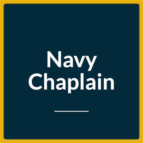 Become A Navy Chaplain 2025