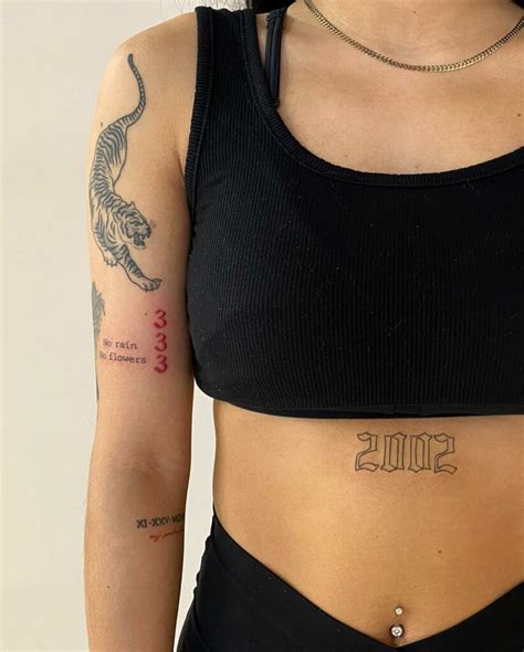 Birth Year Tattoo