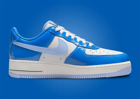 Blue Patent Leather Glazes Over The Nike Air Force 1 Low Sneaker News