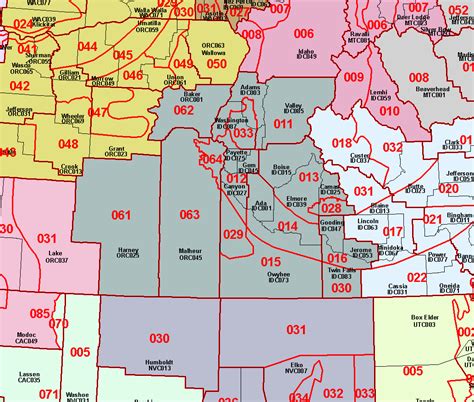 Boise Id Zip Code Map