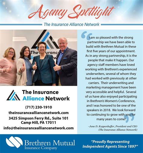 Brethren Mutual Agency Spotlight The Insurance Alliance Network The