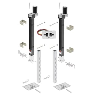 Bulldog 500161 Dual Output Powered Drive Fifth Wheel Landing Gear System