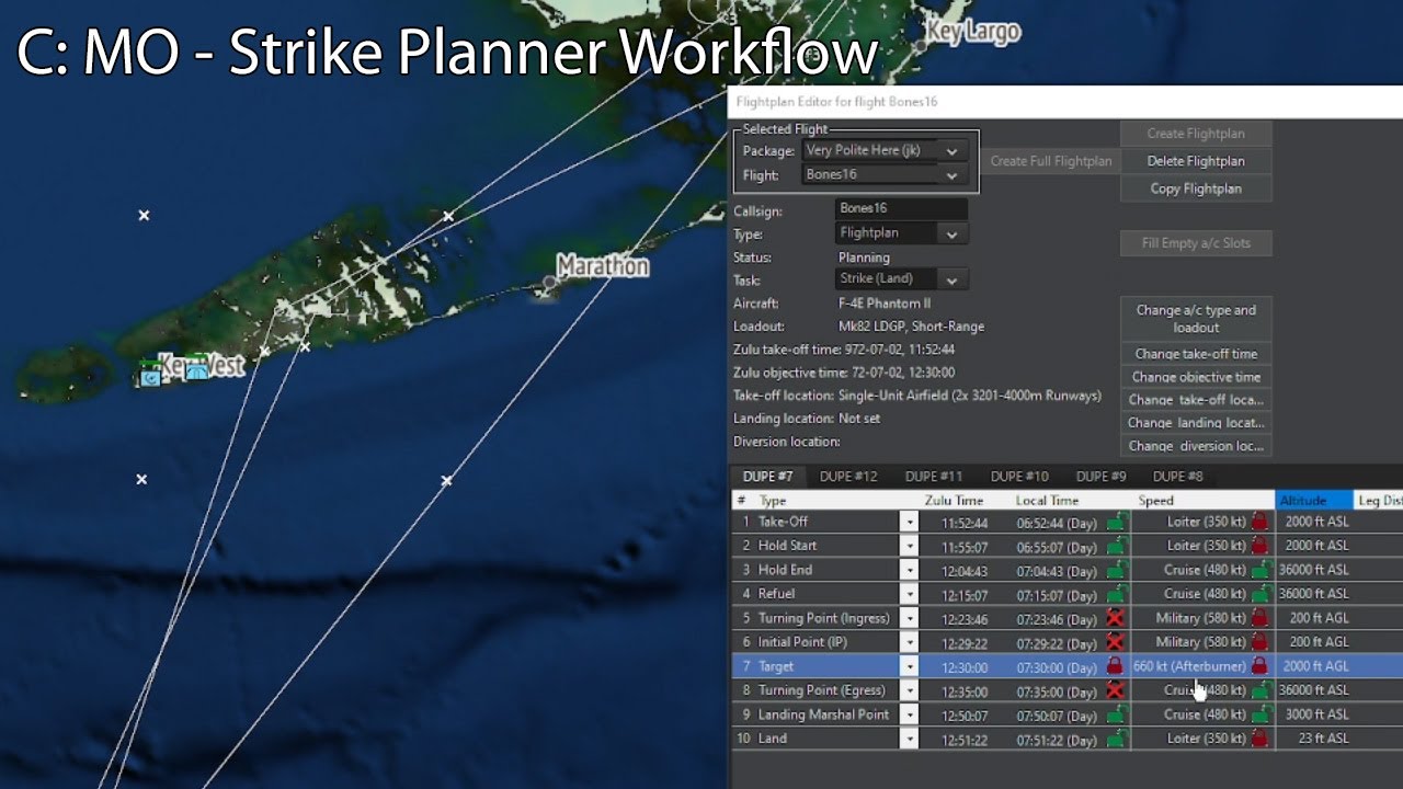 C Mo Strike Plan Workflow Youtube