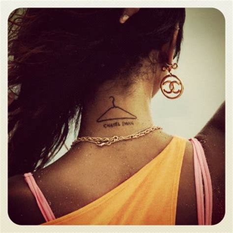 Chanel Iman Hanger Tattoo Tattoo Styles Tattoos