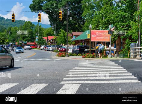 Cherokee North Carolina Usa August 3 2019 Indian Village In