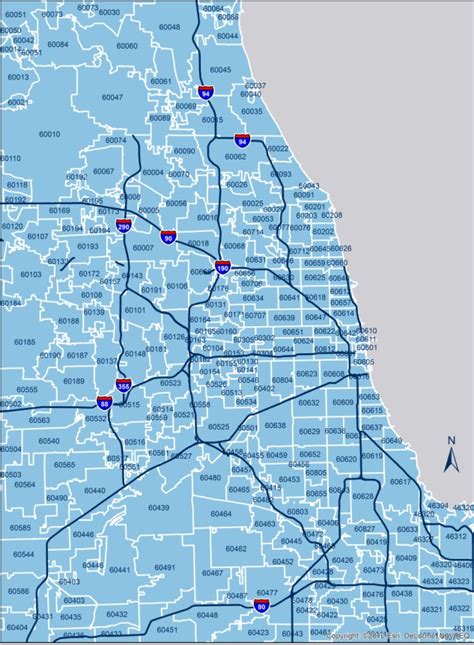 Chicago Il Zip Code Map Living Room Design 2020