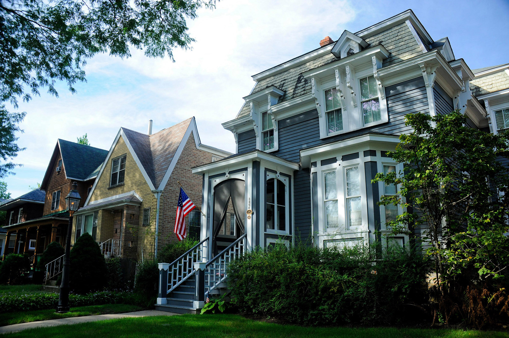 Chicago Old Irving Park Neighborhood Architecture Chistockimages Com