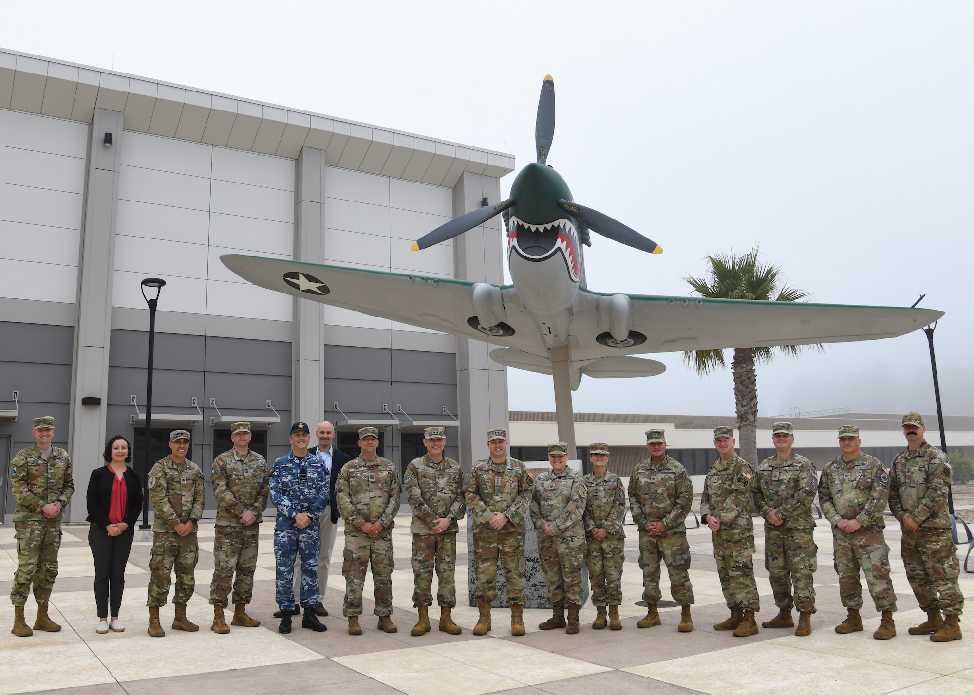 Chief Of Space Operations Gen Chance Saltzman Visits Combined Force Space Component Command