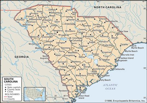 Cities In South Carolina