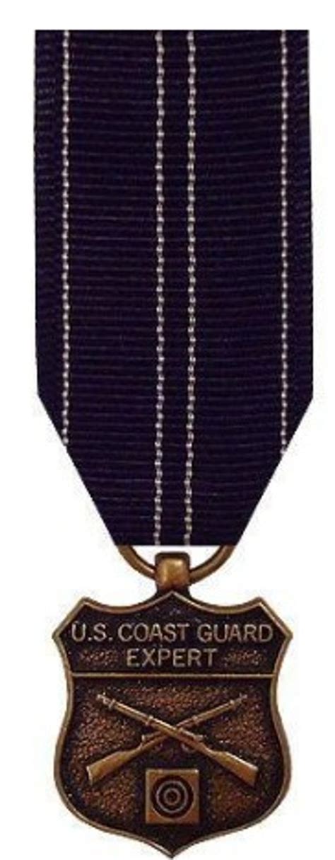 Coast Guard Expert Rifle Medal Miniature